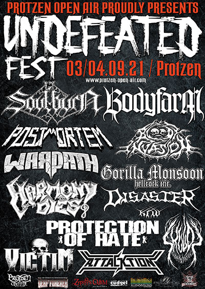 PROTECTION OF HATE - PROTZEN UNDEFEATED FEST